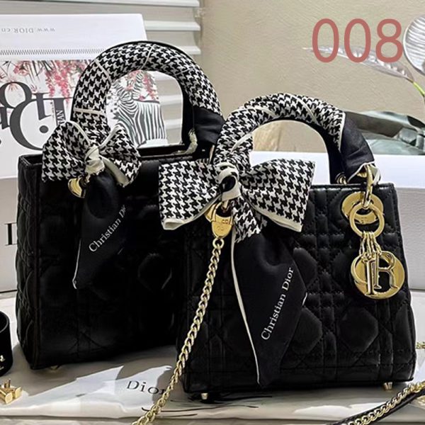 Dior Lady Bag Diana Three/Four Grids - Image 8
