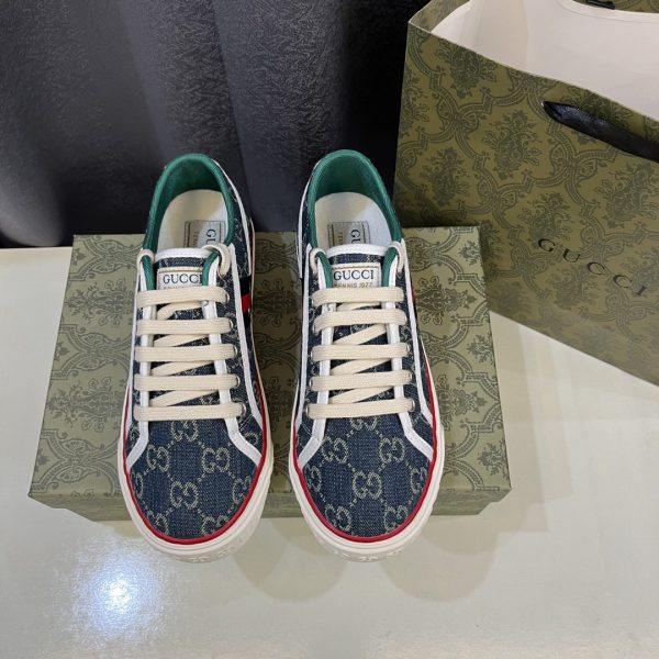 SY628 Gucci 1977 canvas shoes sneakers-Denim Blue - Image 2