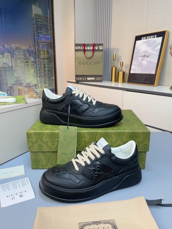 MS0001 Gucci casual shoes- black - Image 3