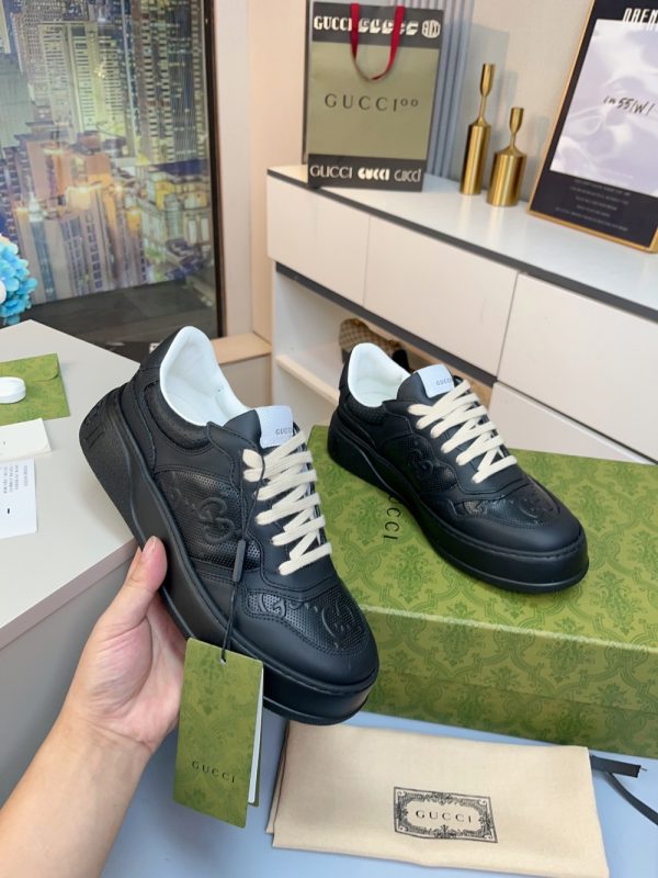 MS0001 Gucci casual shoes- black - Image 4
