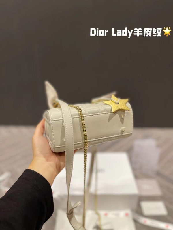 Dior lady bag white - Image 5