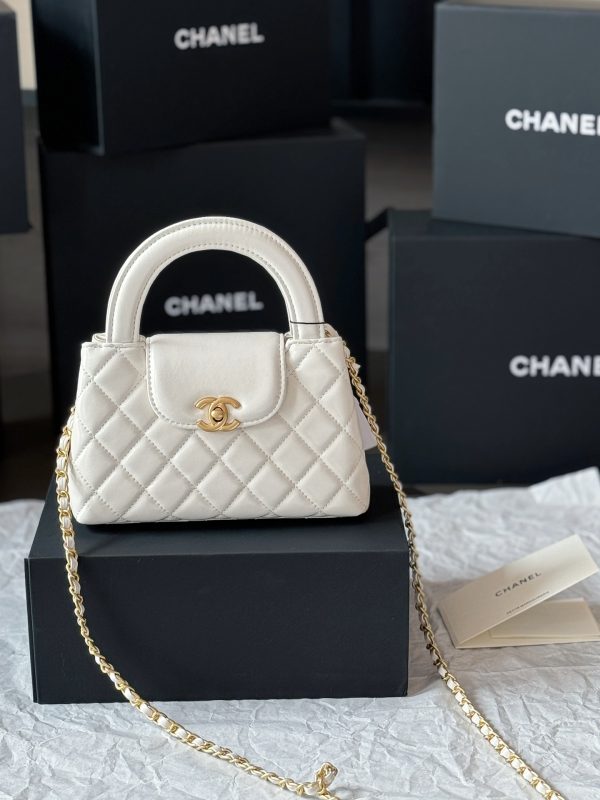 Chanel 23k kelly handbag 20*12cm white 240401bag2st - Image 2