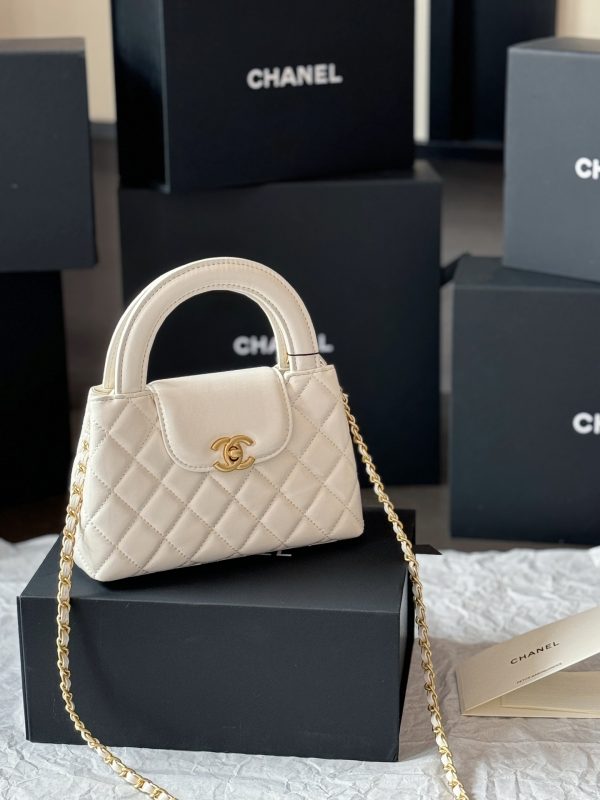 Chanel 23k kelly handbag 20*12cm white 240401bag2st - Image 3