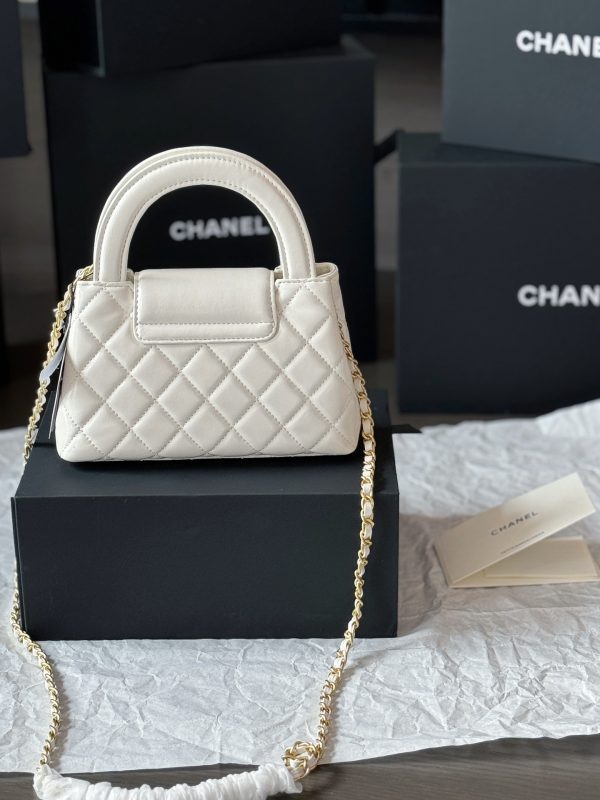 Chanel 23k kelly handbag 20*12cm white 240401bag2st - Image 6