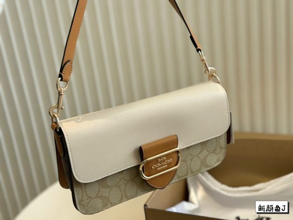 Coach morgan bag white 25*16cm 240401bag11st