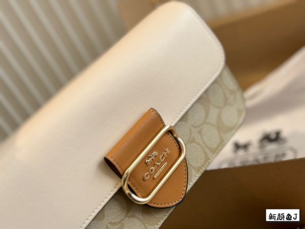 Coach morgan bag white 25*16cm 240401bag11st - Image 3