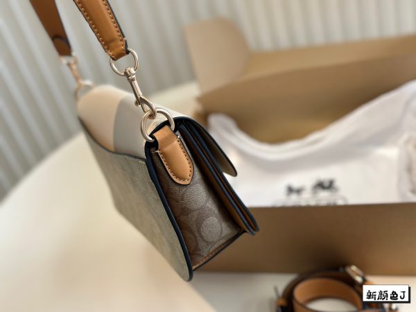 Coach morgan bag white 25*16cm 240401bag11st - Image 4