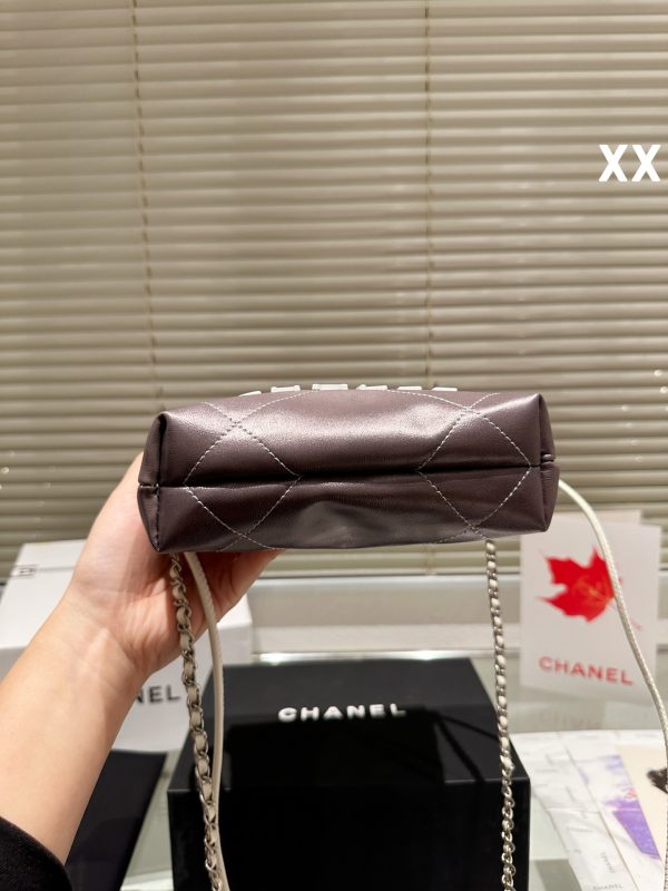Chanel mini trash bag- purple 20cm - Image 5