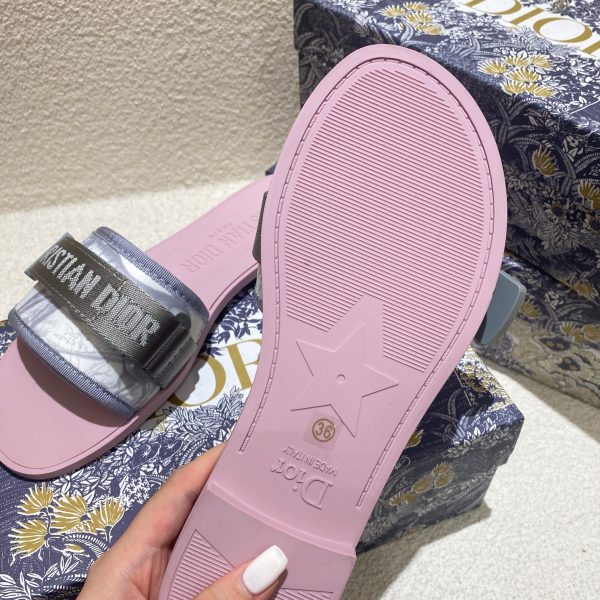 Asui1 Christian Dior Embroidered Velcro slippers - Image 6