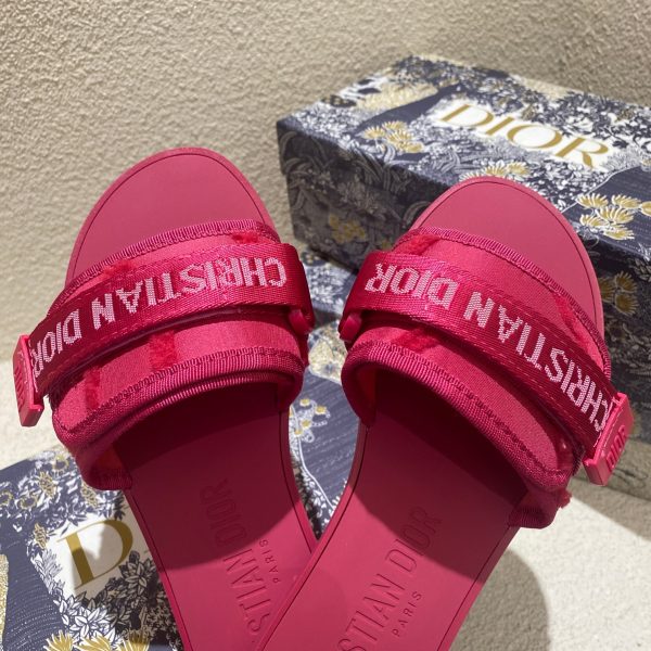 Asui1 Christian Dior Embroidered Velcro slippers - Image 9