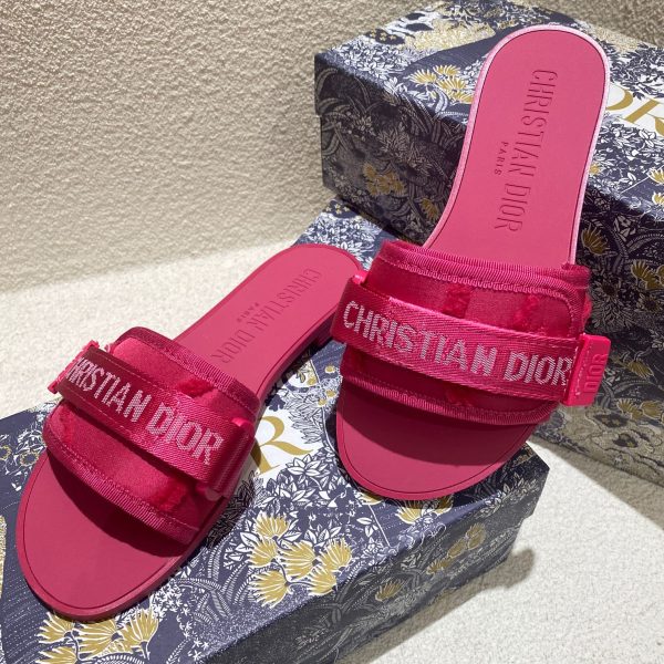 Asui1 Christian Dior Embroidered Velcro slippers - Image 11