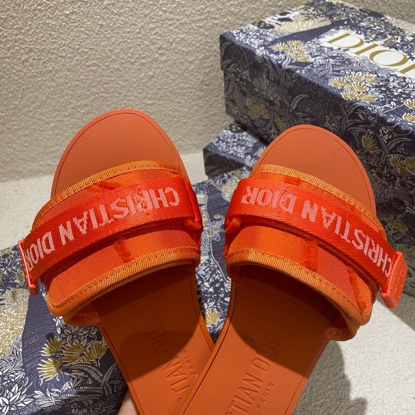 Asui1 Christian Dior Embroidered Velcro slippers - Image 14