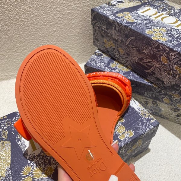 Asui1 Christian Dior Embroidered Velcro slippers - Image 16