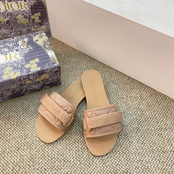 Dior Silicone Jelly Slippers brown - Image 2