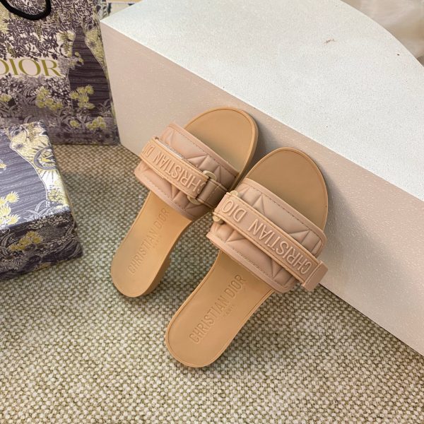 Dior Silicone Jelly Slippers brown - Image 3
