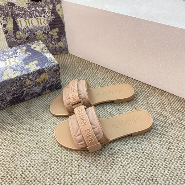 Dior Silicone Jelly Slippers brown - Image 4