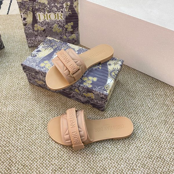 Dior Silicone Jelly Slippers brown - Image 6