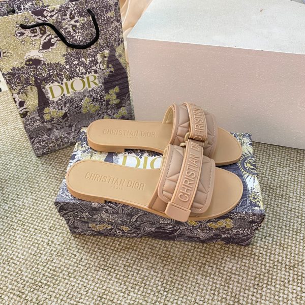 Dior Silicone Jelly Slippers brown - Image 7