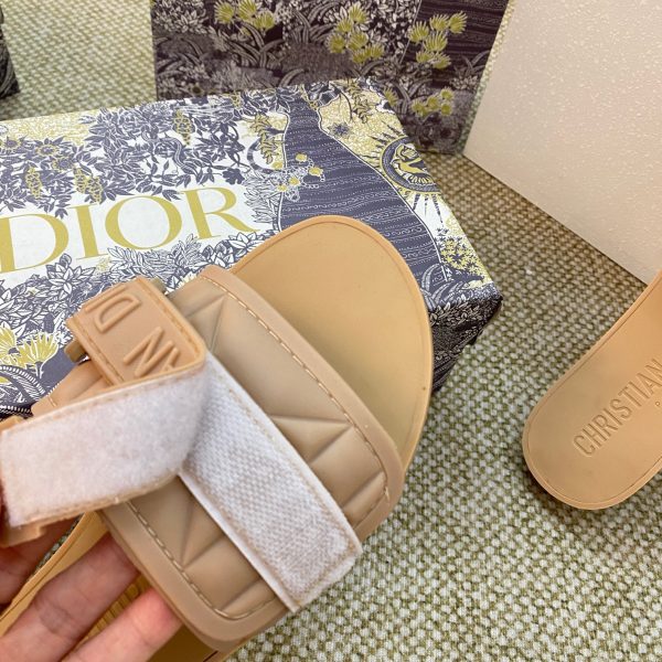 Dior Silicone Jelly Slippers brown - Image 8