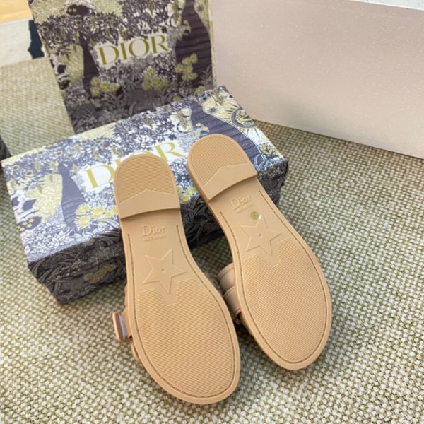 Dior Silicone Jelly Slippers brown - Image 9