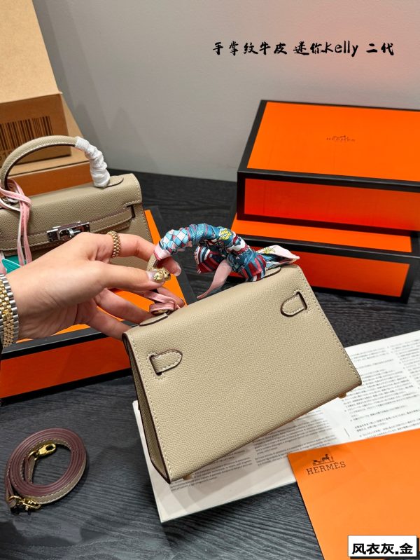 FF001 Hermès Kelly Mini II with original box Size: 20cm - Image 6
