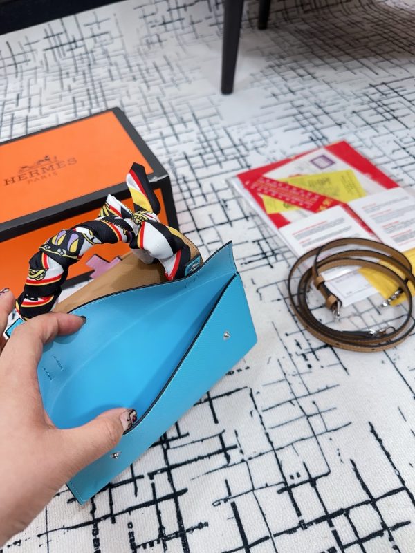 FF001 Hermès Kelly Doll Mosaic Bag,551168, Gift Box, Dimensions: 19 x 13 cm - Image 9