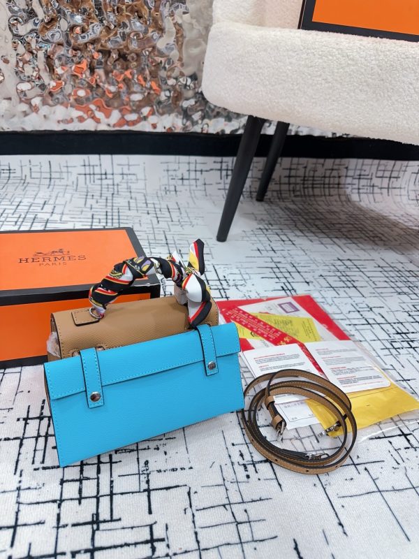 FF001 Hermès Kelly Doll Mosaic Bag,551168, Gift Box, Dimensions: 19 x 13 cm - Image 7