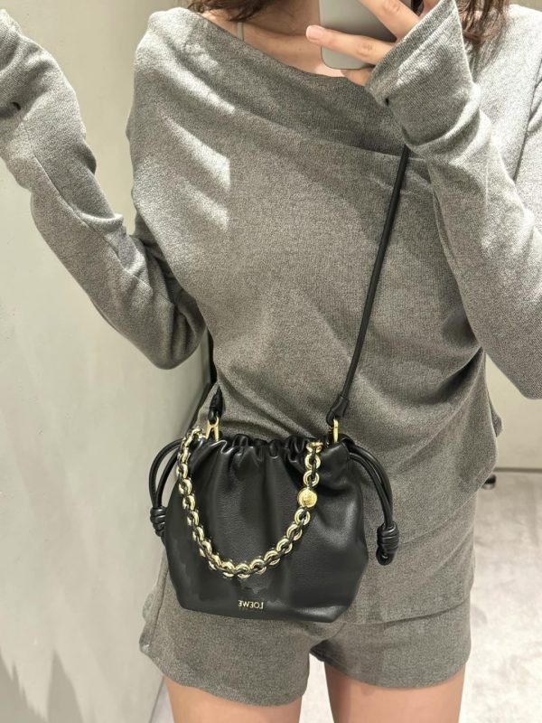 GJPJ001 Loewe Purse lucky bag, calfskin leather, with box  Size: Small 23*18cm - Image 2