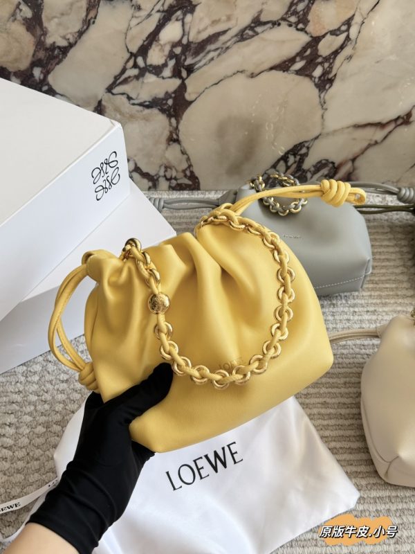 GJPJ001 Loewe Purse lucky bag, calfskin leather, with box  Size: Small 23*18cm - Image 3