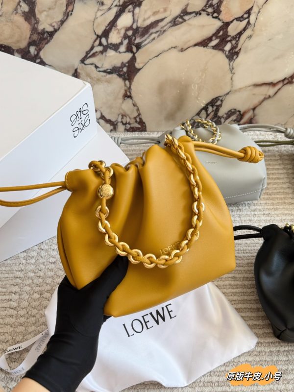 GJPJ001 Loewe Purse lucky bag, calfskin leather, with box  Size: Small 23*18cm - Image 4