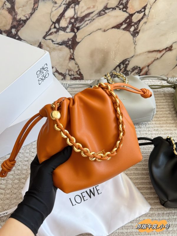 GJPJ001 Loewe Purse lucky bag, calfskin leather, with box  Size: Small 23*18cm - Image 7