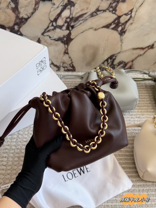 GJPJ001 Loewe Purse lucky bag, calfskin leather, with box  Size: Small 23*18cm - Image 9