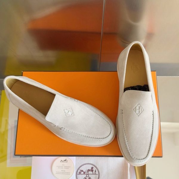 LR001 Hermès high-top loafers, available in six colors for couples, sizes 39-44. - Image 6