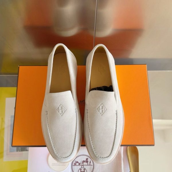 LR001 Hermès high-top loafers, available in six colors for couples, sizes 39-44. - Image 8