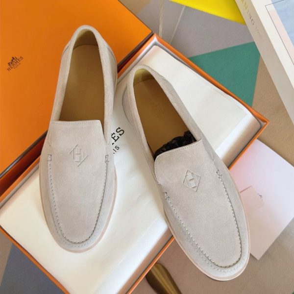 LR001 Hermès high-top loafers, available in six colors for couples, sizes 39-44. - Image 4