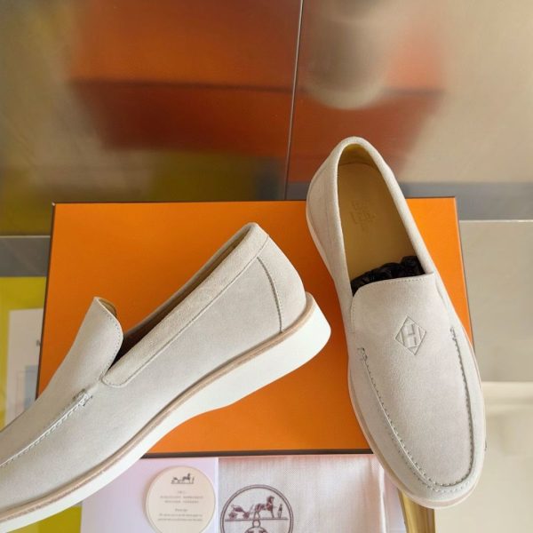 LR001 Hermès high-top loafers, available in six colors for couples, sizes 39-44. - Image 5