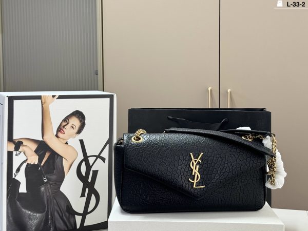 FF001 YSL Calypso shoulder/crossbody bag with box,5 colors, Dimensions: 26 x 12 cm