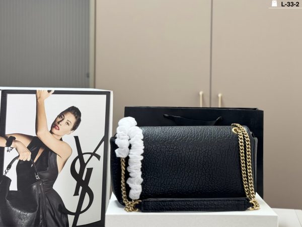 FF001 YSL Calypso shoulder/crossbody bag with box,5 colors, Dimensions: 26 x 12 cm - Image 12
