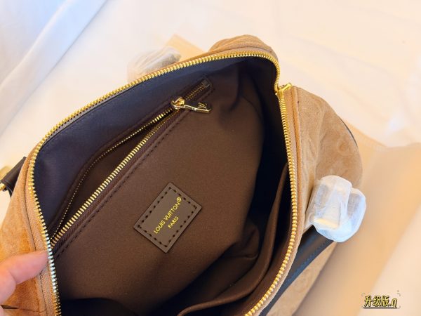 XX001 LV Louis Vuitton Speedy 25 Suede Bag (Box Included) Size: 25 x 19 cm - Image 3