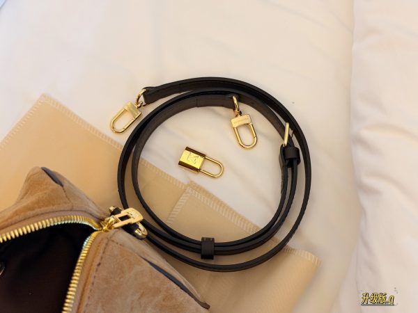 XX001 LV Louis Vuitton Speedy 25 Suede Bag (Box Included) Size: 25 x 19 cm - Image 2
