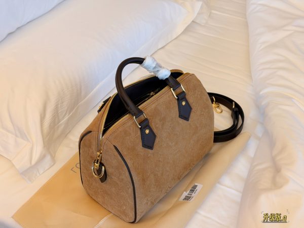 XX001 LV Louis Vuitton Speedy 25 Suede Bag (Box Included) Size: 25 x 19 cm - Image 7